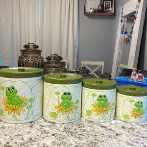 1976sears NEIL the frog canisters